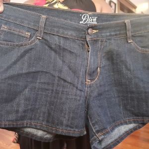Blue Jean Shorts